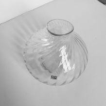 Vase en verre transparent, fait main