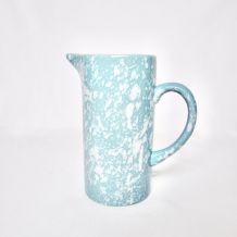 Carafe en céramique bleue 