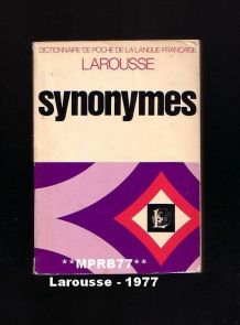 Synonymes - Dictionnaire de poche de la langue française - G
