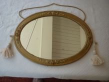 Miroir ovale annees 1920