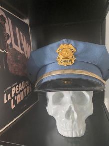  Casquette originale Police 1960 TEXAS USA avec badge