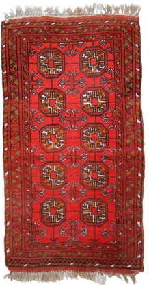 Tapis vintage Afghan Ersari fait main, 1C668