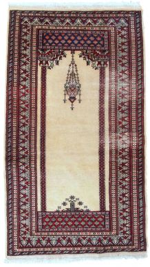 Tapis vintage Pakistanais Lahore fait main, 1C716