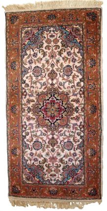 Tapis vintage Indien Tabriiz fait main, 1C727