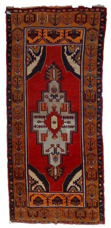 Tapis ancien Turc Anatolian fait main, 1C728