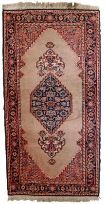 Tapis vintage Indien Tabriz fait main, 1C729