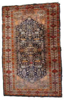 Tapis ancien Afghan Baluch fait main, 1C730