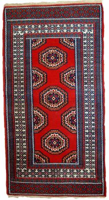 Tapis vintage Indien Mahal fait main, 1C732