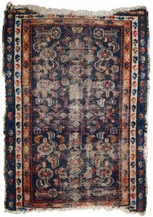 Tapis ancien Persan Malayer fait main, 1C811