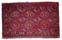 Tapis ancien Turkmène Saryk fait main, 1B812