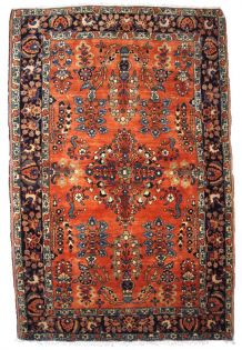 Tapis ancien Persan Sarouk fait main, 1B824