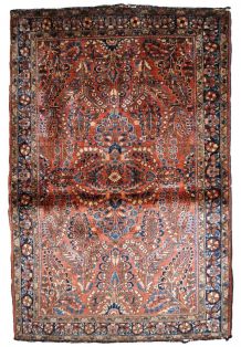 Tapis ancien Persan Sarouk fait main, 1B837