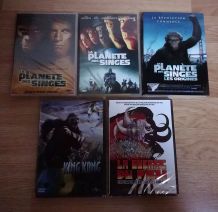 Lot 5 DVD thème "Planète des singes"