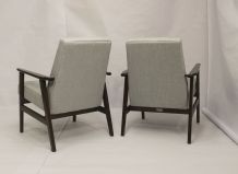 Paire de fauteuils Henryk Lis 300-190 années 1970. 