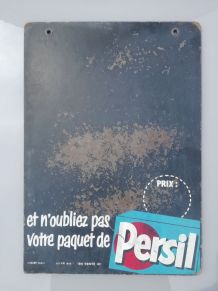 Ardoise Publicitaire "Persil" Ancienne Vintage Epicerie