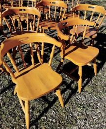 Chaises de salle à manger en bois massif au design nordique moderne,  mobilier de salon, de cuisine, de luxe, de styliste, en cuir, pour loisirs