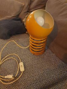 Lampe ressort 70's