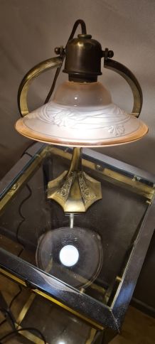 lampe art deco ancienne  ,30x15    tres original