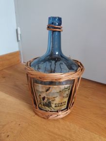 Grande dame Jeanne vintage verre transparent 20L - Ressourcerie Histoires  Sans Fin