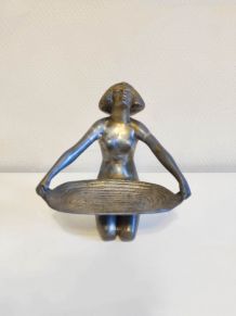 Buste femme JULIE métal acier décoration intérieure et extérieure