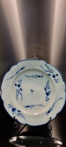 Generic Assiette en Porcelaine Bleu - Service de Table - Diamètre 18 cm -  Napoli - Prix pas cher