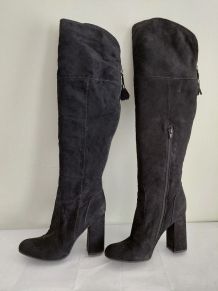 103C* Graceland - jolies hautes bottes noires (40)