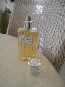 Flacon FACTICE 100ml  vintage  "  EAU SAUVAGE de DIOR "