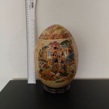 Lot de 3 objets décoratifs porcelaine chinoise 