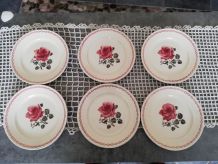 Assiettes vintage Badonviller