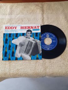 RARE EP 45 T EDDY BIERNAT accordéon photoSTADE DE REIMS 1965