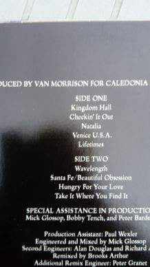 Vinyle LP 33T Van Morrison Wavelenght 1978-79