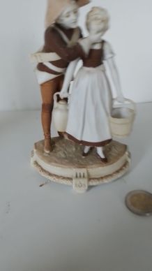 Late 19th Biscuit Porcelain Figurine