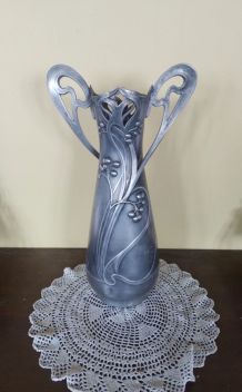 WMF Art Nouveau Pewter Vase