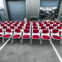 Lot de 20 chaises Dorsal d'Emilio Ambasz &amp;amp; Giancarlo Piretti