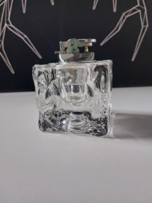 Briquet cubique verre glaçon vintage design