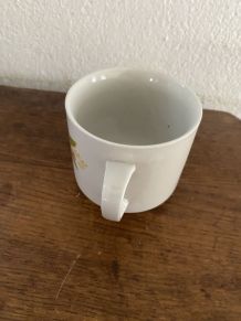 Tasse mug porcelaine monopoli vintage.