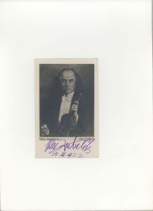 Autographe Jan  Kubelic(1880-1940)violoniste virtuose