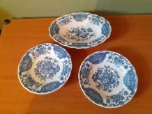 Lot 2 assiettes et 1 plat Ridgway Windsor England ancien