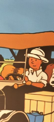 Tintin au Congo poster sur e