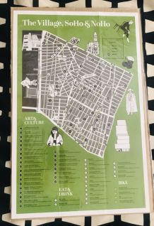 Carte Map's The Village Soho Noho New York