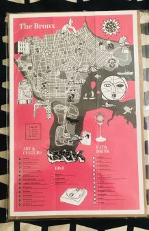 Carte Map's The Bronx New York