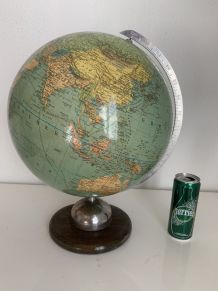 Globe vintage 1961 terrestre Dietrich Reimer Berlin - 45 cm