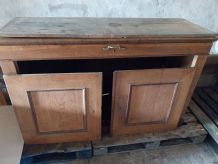 Meuble ancien bois jeu salle a manger 1900 