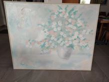 TABLEAU FLORAL PASTEL