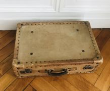 Valise en carton vintage années 50