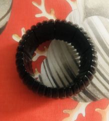 Bracelet large extensible noir