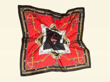 foulard en soie vintage 