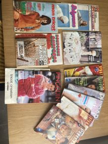 Lot revues tricot crochet 1976 1997