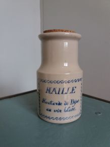 Pot à moutarde au vin blanc Maille en grès