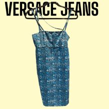 Mini robe versace jeans leopard vintage 